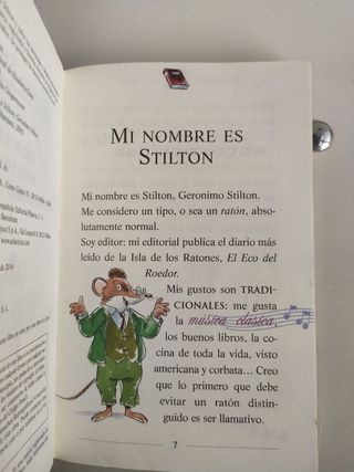 2 Libros Gerónimo Stilton