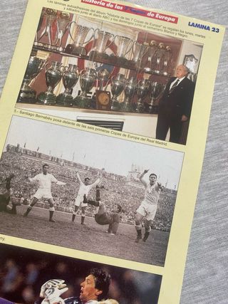 Cromos Historia de las 7 Copas de Europa