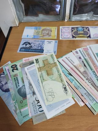 Billetes extranjeros colección