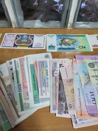 Billetes extranjeros colección