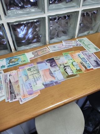 Billetes extranjeros colección