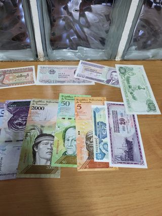 Billetes extranjeros colección