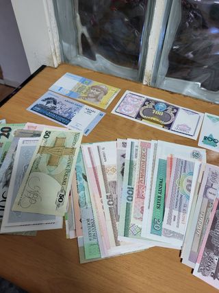 Billetes extranjeros colección