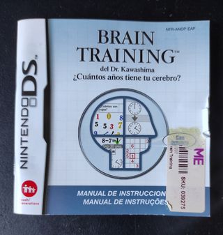 Dr Kawashima ́s Brain Training (completo) para NDS