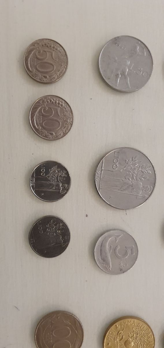Lire Italiane monete lotto
