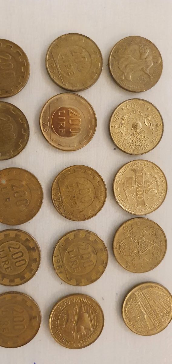 Lire Italiane monete lotto