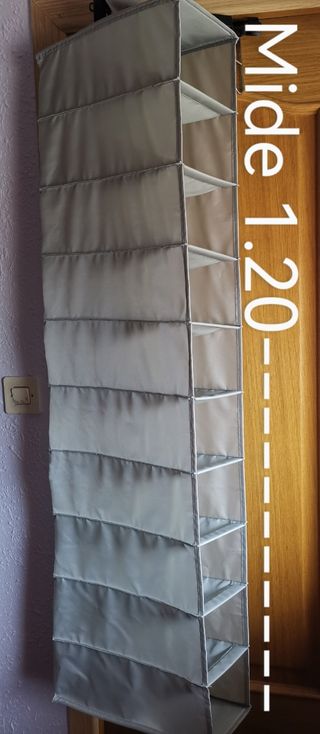 Lote Bolso Cesta Mimbre Organizador Colgante