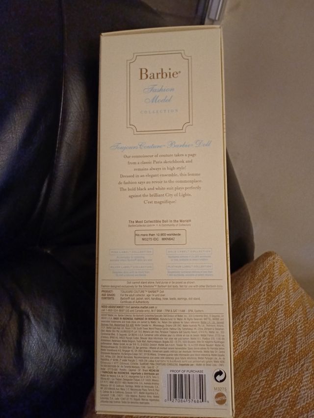 Barbie silkstone Toujours Couture
