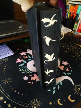 Libros pintados a mano