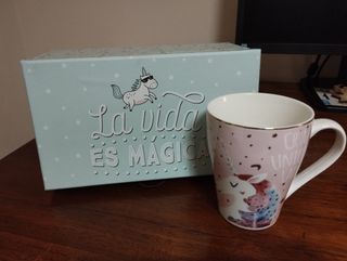 TAZA UNICORNIO CON CAJA Sin estrenar 