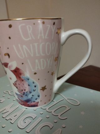 TAZA UNICORNIO CON CAJA Sin estrenar 