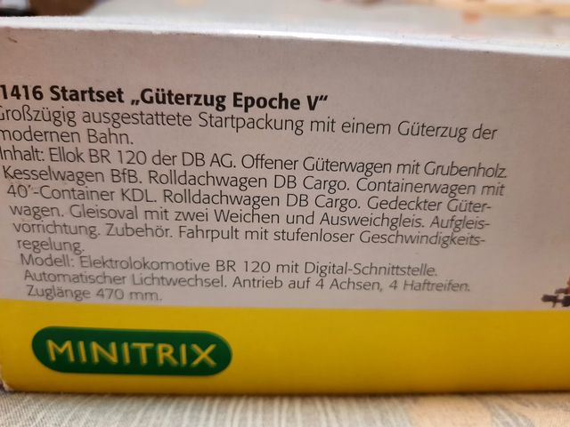 Tren caja minitrix mod 1146