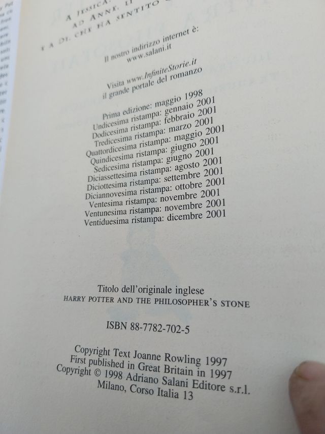 Herry Potter e la pietra filosofale