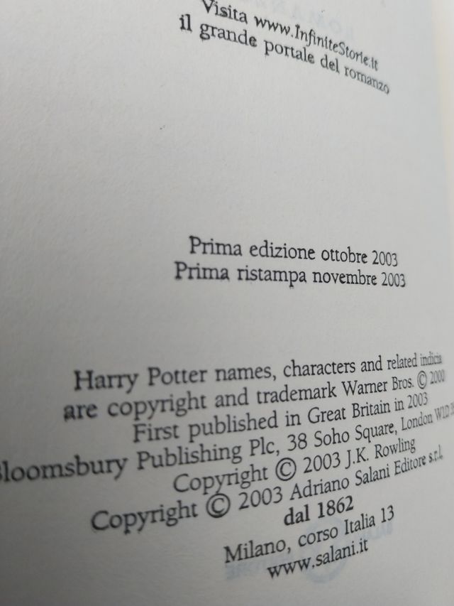 Herry Potter e la pietra filosofale