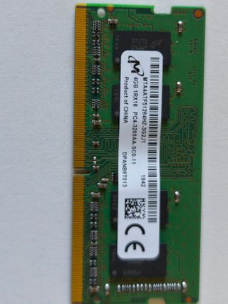 RAM SODIMM DDR4 4 Gb