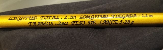 Caña Spinnig River Star-210 y carrete Bando MP200