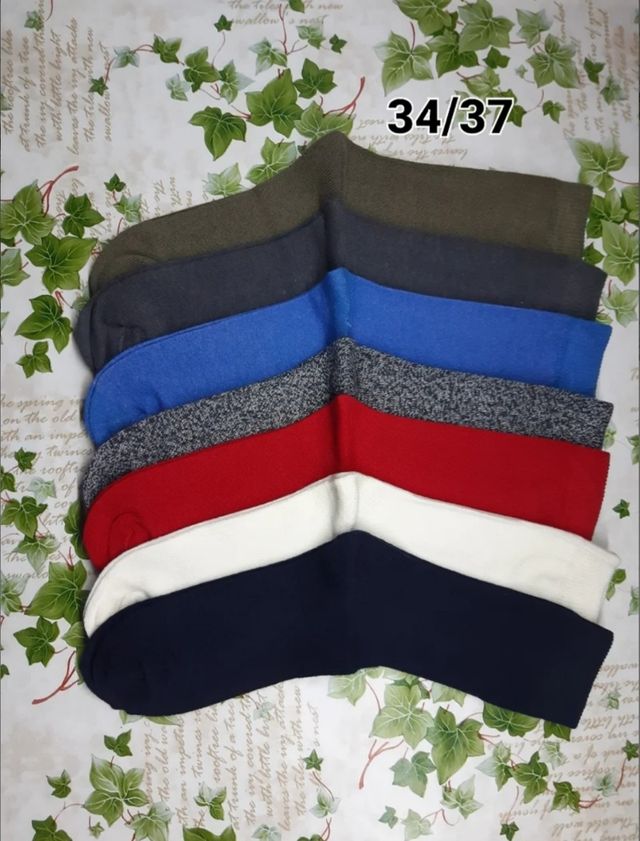 14 pares de meias 34/37