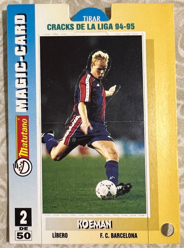 Magic Card Koeman Liga 94-95. Cromos