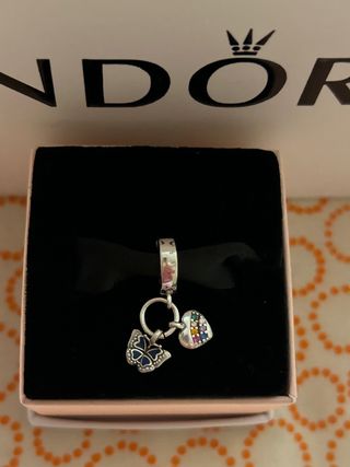 Charm Pandora Mariposa y Corazon 