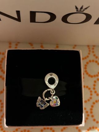Charm Pandora Mariposa y Corazon 