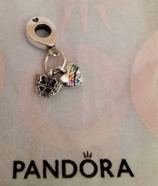 Charm Pandora Mariposa y Corazon 
