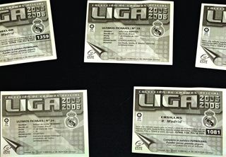 Colección cromos Real Madrid