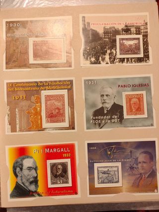 La España contemporánea sellos correos