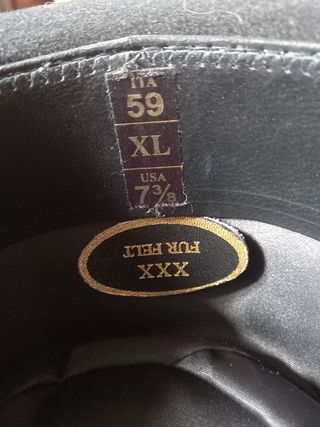 Cappello uomo equitazione