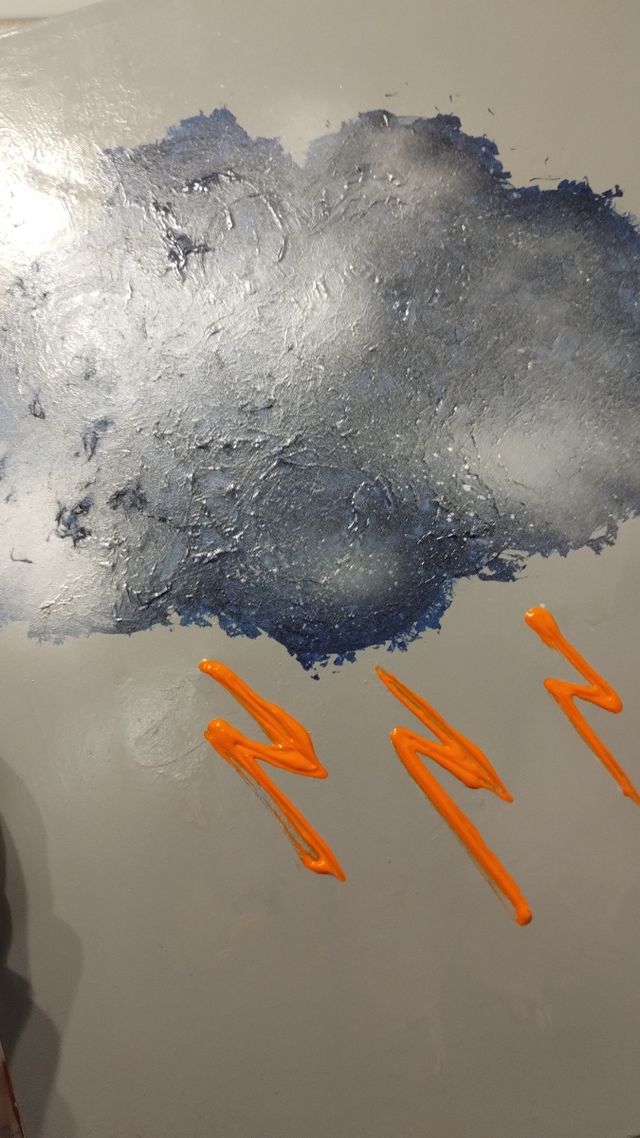 Dipinto su tela artista italiano 1986