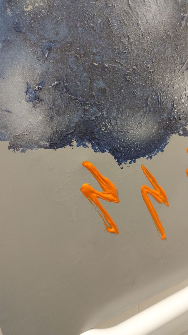 Dipinto su tela artista italiano 1986