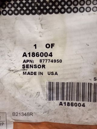 Sensor velocidad case/New Holland