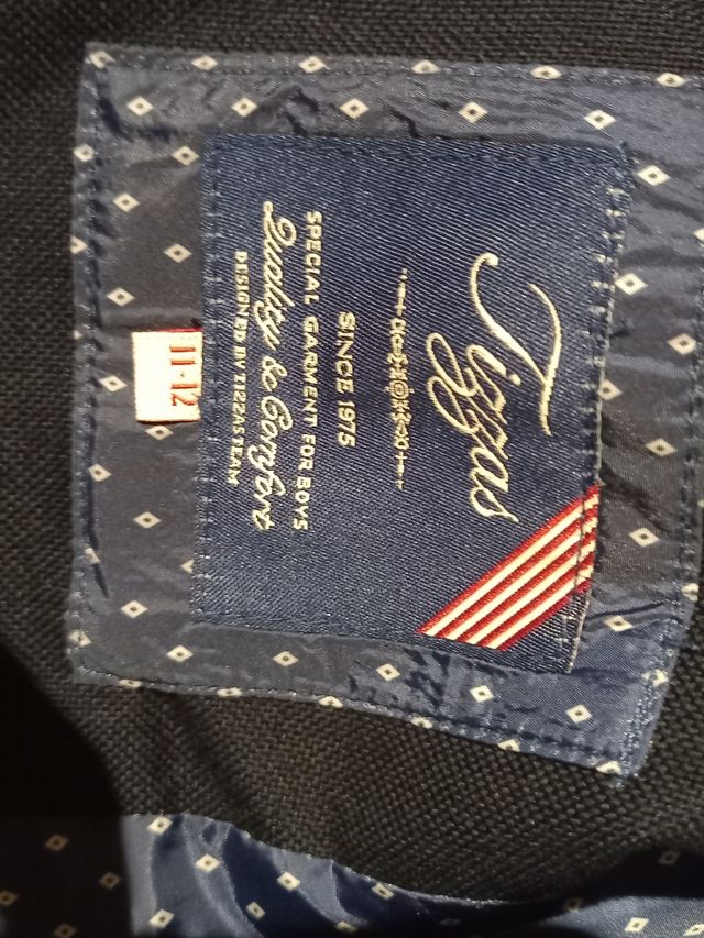 Chaqueta azul marino niño Talla 11-12