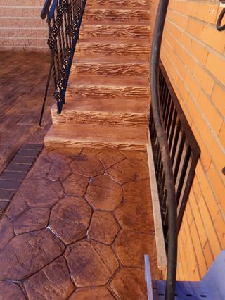 HORMIGON IMPRESO  y pulido