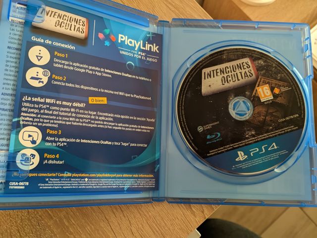 JUEGO PS4 - INTENCIONES OCULTAS