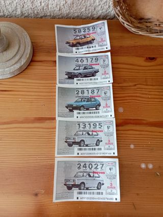 Lotería colección coches