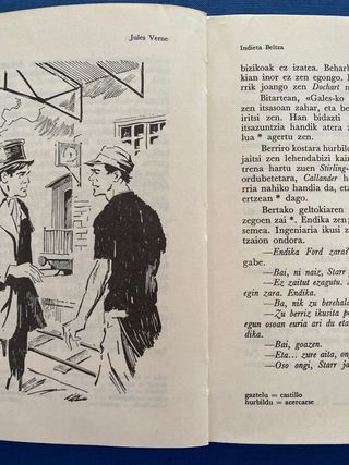 Indietan Beltza. Julio Verne