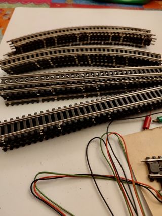 Maqueta vías de trenes