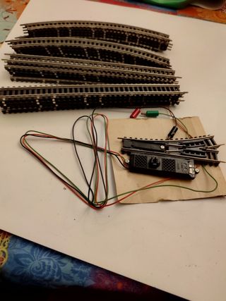 Maqueta vías de trenes