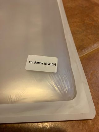 Carcasa transparente para Macbook for rerina 15”