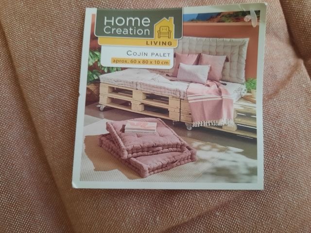 Cojín palet (NUEVO) 100% algodón