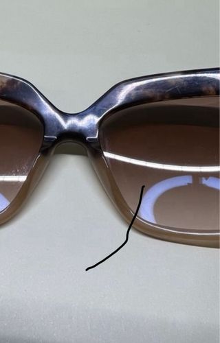 occhiali da sole prada vintage bicolore