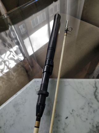 Caña de pescar antigua Harnell