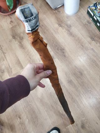 Caña de pescar antigua Harnell