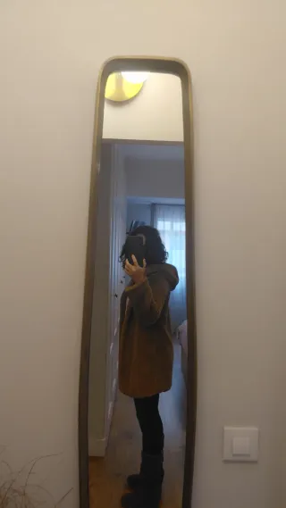 CHAQUETÓN DE PELO MARRÓN