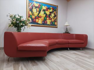 Divano in pelle Minotti