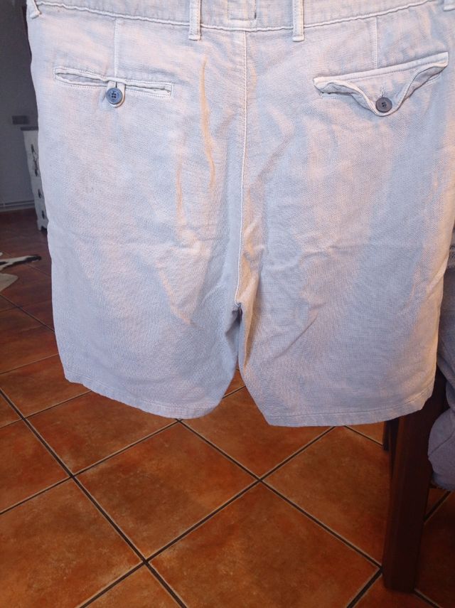 Pantalones cortos de vestir de hilo