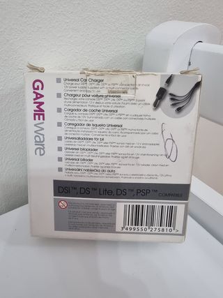 Cargador de coche universal GAME