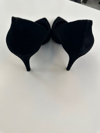 Zapato negro mujer boda tacon alto