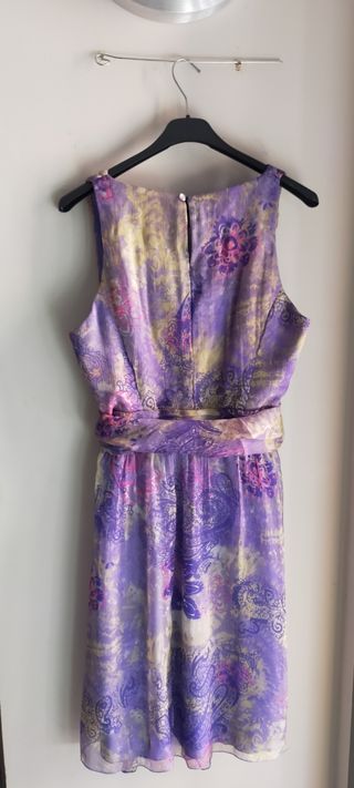 Vestido seda Javier Simorra 