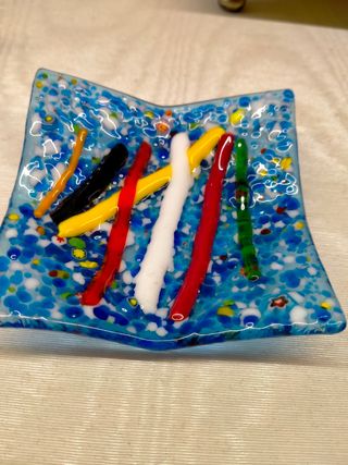 Piattino in vetro di murano